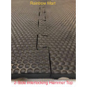 2-side Interlocking /Hammer Top Rubber Mat for Gym/Stable/Garage 6x4ftx17mm