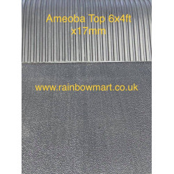 Ameoba Top / Stable / Gym / Garage Rubber Mat 6x4ftx17mm