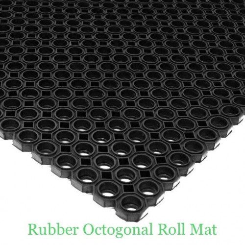 HEXAGON Premium Hollow Rubber MAT 1x1.5mx23 to 24mm, 17.5kg