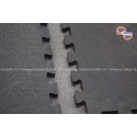 Rainbow Mart- 4-Side Interlocking Amoeba Top/Rubber Mat for Gym/Stable/Pony/Garage 6’x4’x14mm Thickness