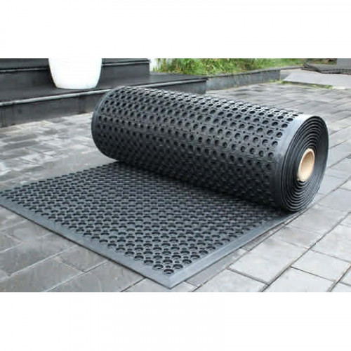 Rubber Ramp Mat Roll – Durable, Safe, and Slip-Resistant/ Size-90cmx1mx12mm