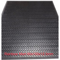 Heavy Duty Rubber WAVE Entrance Mat Safety Anti-Fatigue Non Slip Workplace