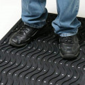 Heavy Duty Rubber WAVE Entrance Mat Safety Anti-Fatigue Non Slip Workplace